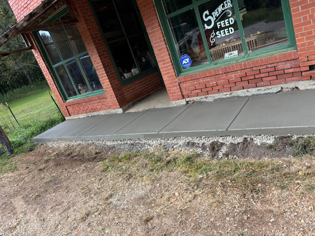 Concrete sidewalk contractor Springfield MO